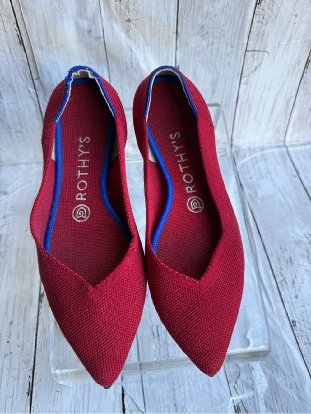 Rothy's The Point in Chili Red Size 7.5